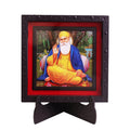 Classic 3D Wahe Guru Photo Frame with Stand | Guru Nanak Dev Ji Religious Photo Frame for Home Temple Prayer Room Decor | Sikh Spiritual Devotional Frame for Office Desk Living Room | Divine Blessing Gift