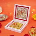 M. Yantram Lakshmi Ji Charan Paduka Idol Box | Diwali Pooja Items for Home Mandir Office Temple Decoration