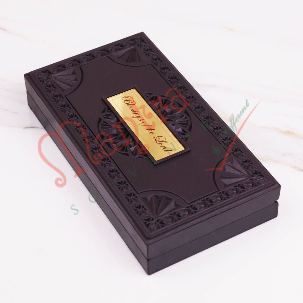Deluxe 3D Jesus Christ Frame Box with Holy Cross – Durable ABS Polymer Christian Decor & Spiritual Gift for Home, Desk & Car Dashboard