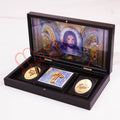 Deluxe 3D Jesus Christ Frame Box with Holy Cross – Durable ABS Polymer Christian Decor & Spiritual Gift for Home, Desk & Car Dashboard