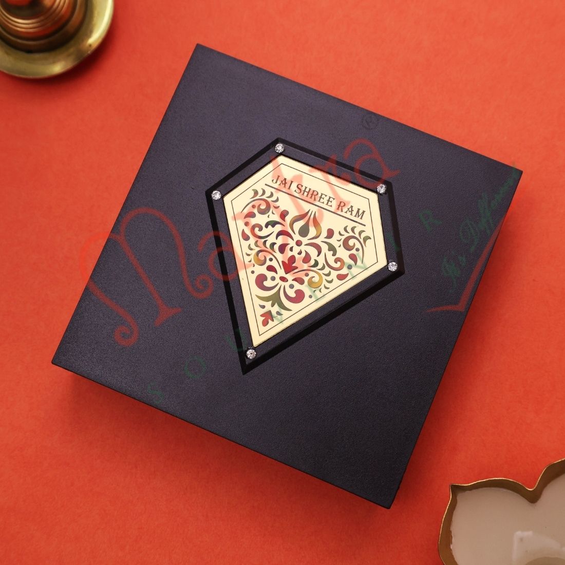 Shri Ram Darbar Charan Paduka with Premium Box | Ram Sita Lakshman Hanuman Vastu Gift