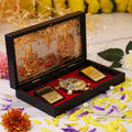 Gold Plated Kuber Lakshmi Tortoise Box – Premium ABS Polymer Wealth Attraction Set for Home & Office – Divine Feng Shui Tortoise with Lakshmi Kuber Yantra Gift