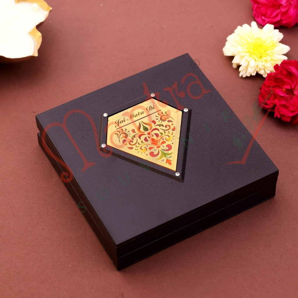 Yantram 3D Shri Dattatreya Charan Paduka with Decorative Frame | ABS Polymer | Auspicious Puja & Home Temple Decor