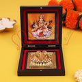Yantram Divine 3D Saraswati Charan Paduka Box – Wisdom & Knowledge Gift Set in Premium Frame