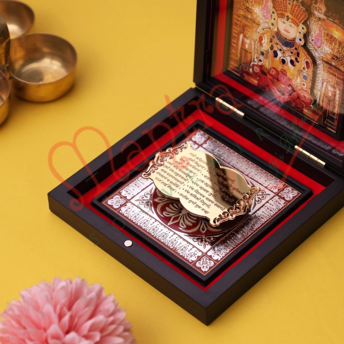 3D Adinath with Sthapna Box | Jain God Idol Gift | Adinath Bhagwan Idol | Showpiece | Spiritual Gift Box for Home Mandir | Pooja Room Decor | Housewarming Gift