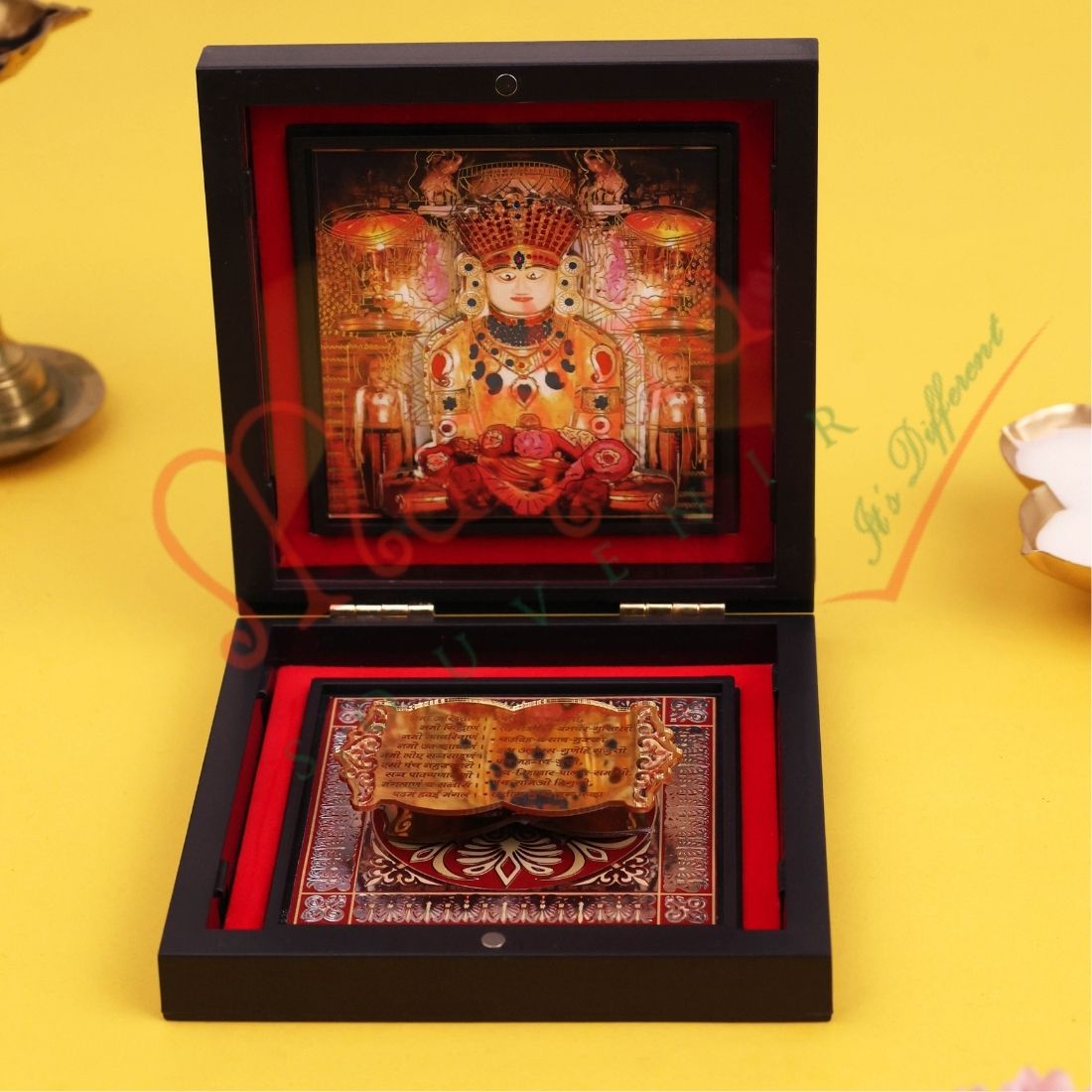 3D Adinath with Sthapna Box | Jain God Idol Gift | Adinath Bhagwan Idol | Showpiece | Spiritual Gift Box for Home Mandir | Pooja Room Decor | Housewarming Gift