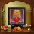 Classic 3D Sharadamba Maa Photo Frame with Stand | Goddess Sharadamba Devi Religious Photo Frame for Home Temple Pooja Room Decor | Divine Hindu Goddess Devotional Frame for Office Desk Spiritual Gift