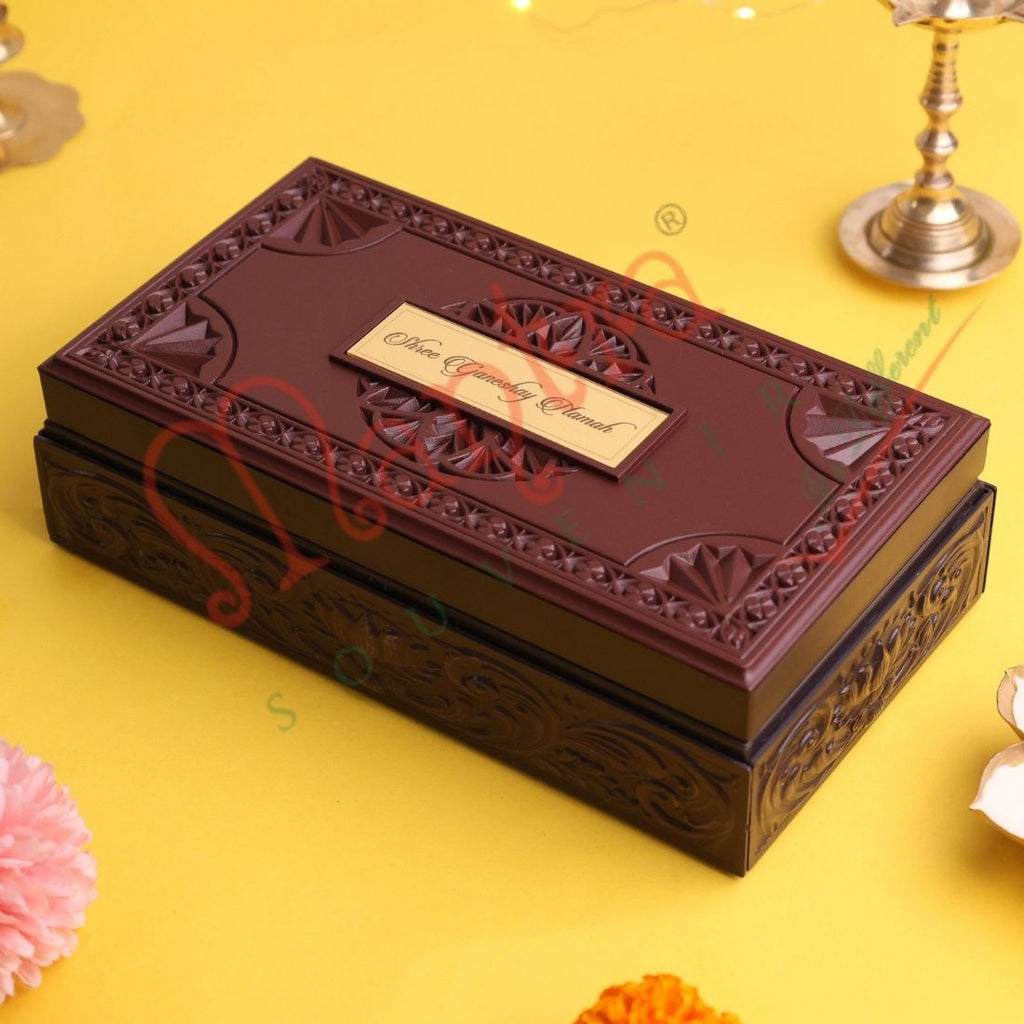 3D  Dagdu Ganesh ji Tortoise Gift Box – Gold-Plated Vastu Kurma with Ganesha Mantra & Success Charms