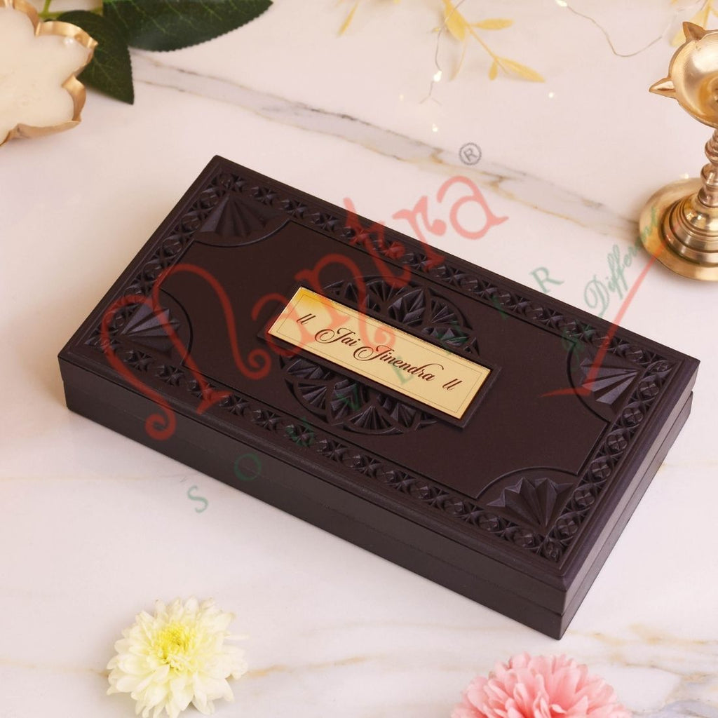 3D Deluxe 24 Tirthankar Bhagwan Gold Plated Frame Box – Premium ABS Polymer Jain Spiritual Gift for Home Mandir & Office Decor