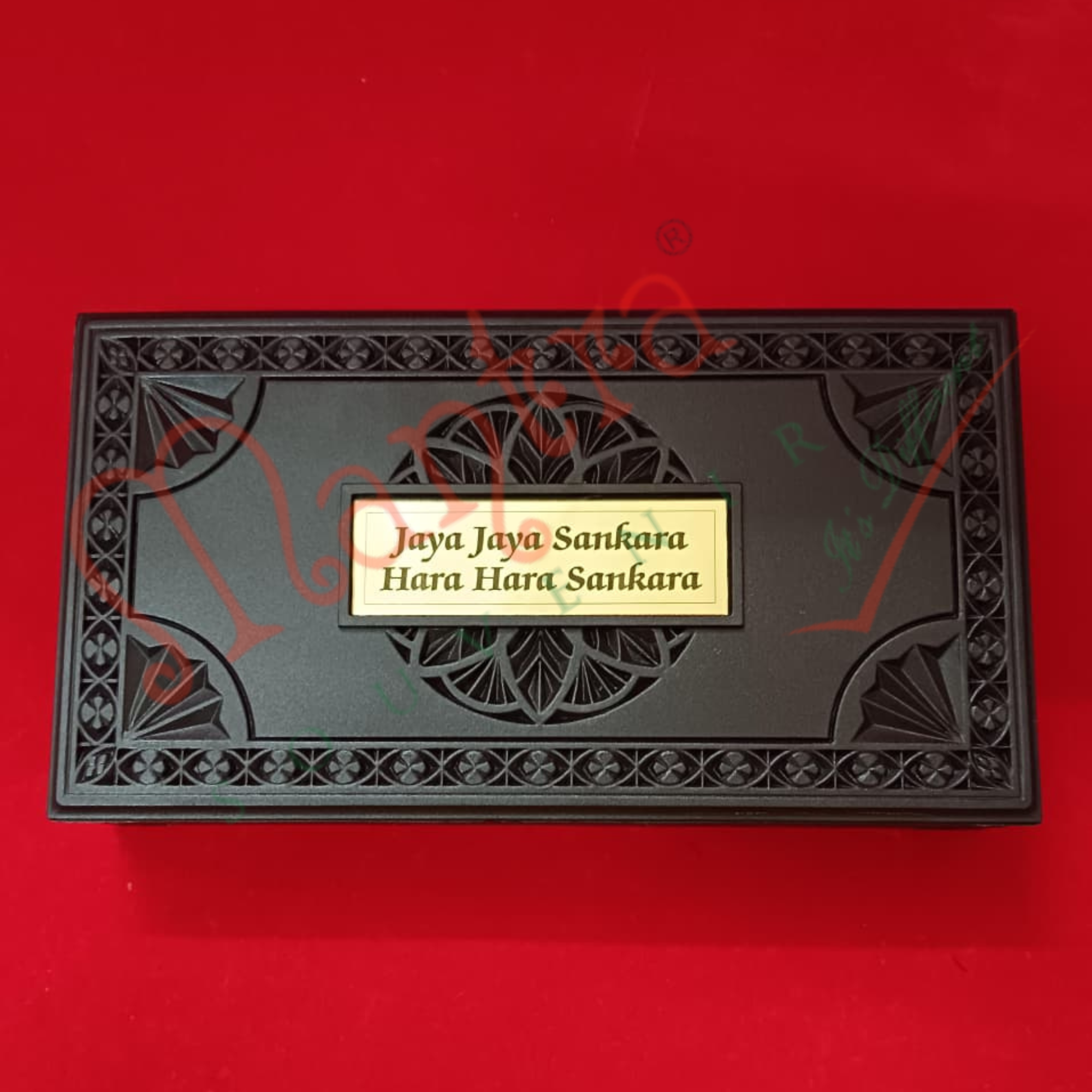 3D Adi Shankaracharya & Kanchi Mahaperiyava Charan Paduka Box  for Puja, Home Decor & Office Desk