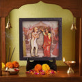Classic 3D Varshitap Jain Photo Frame for Home Temple | Jain Religious Decorative Frame with Stand | Varshitap Parna Celebration Spiritual Wall Decor | Jain Gift Item for Home Office Prayer Room