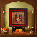 Classic 3D Sarangpur Hanuman Ji Deity Photo Frame with Stand for Home Temple | Kashtbhanjan Dev Hanuman Religious Photo Frame for Pooja Room & Office Desk | Spiritual Home Decor | Devotional Gift Item & Sacred Souvenir