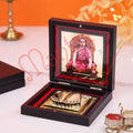 3D SRINGERI MAHARAJ Guru Charan Paduka in Premium Box | Spiritual Swami Saint Footprint Ido