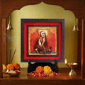 Classic 3D Adi Shankaracharya Photo Frame for Home Decor | ABS Polymer Decorative Deity Frame with Stand | Jagadguru Shankaracharya Religious Photo Frame for Pooja Room Mandir Decoration | Spiritual Gift Item