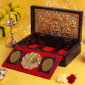 Ashta Lakshmi Premium Corporate Gift Box – Gold-Plated Charan Paduka & Eight Manifestations of Wealth