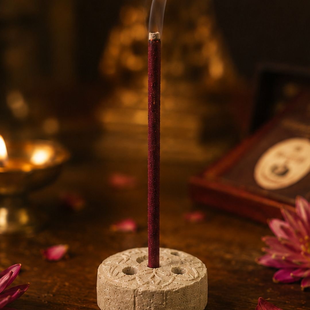 Mantra Souvenir Premium Gift Incense Dhoop Sticks Pack of 6 (180 Sticks) | Rose Sandal Lavender Fragrance Gift Pack | Unique Spiritual Gift for Diwali Housewarming Wedding Return Gifts Corporate Gifting Pooja Gift Hampers