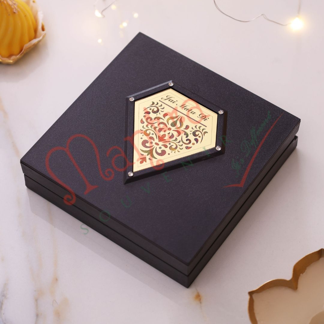 Maa Durga Charan Paduka with Premium  Box | Shakti Vastu & Spiritual Gift