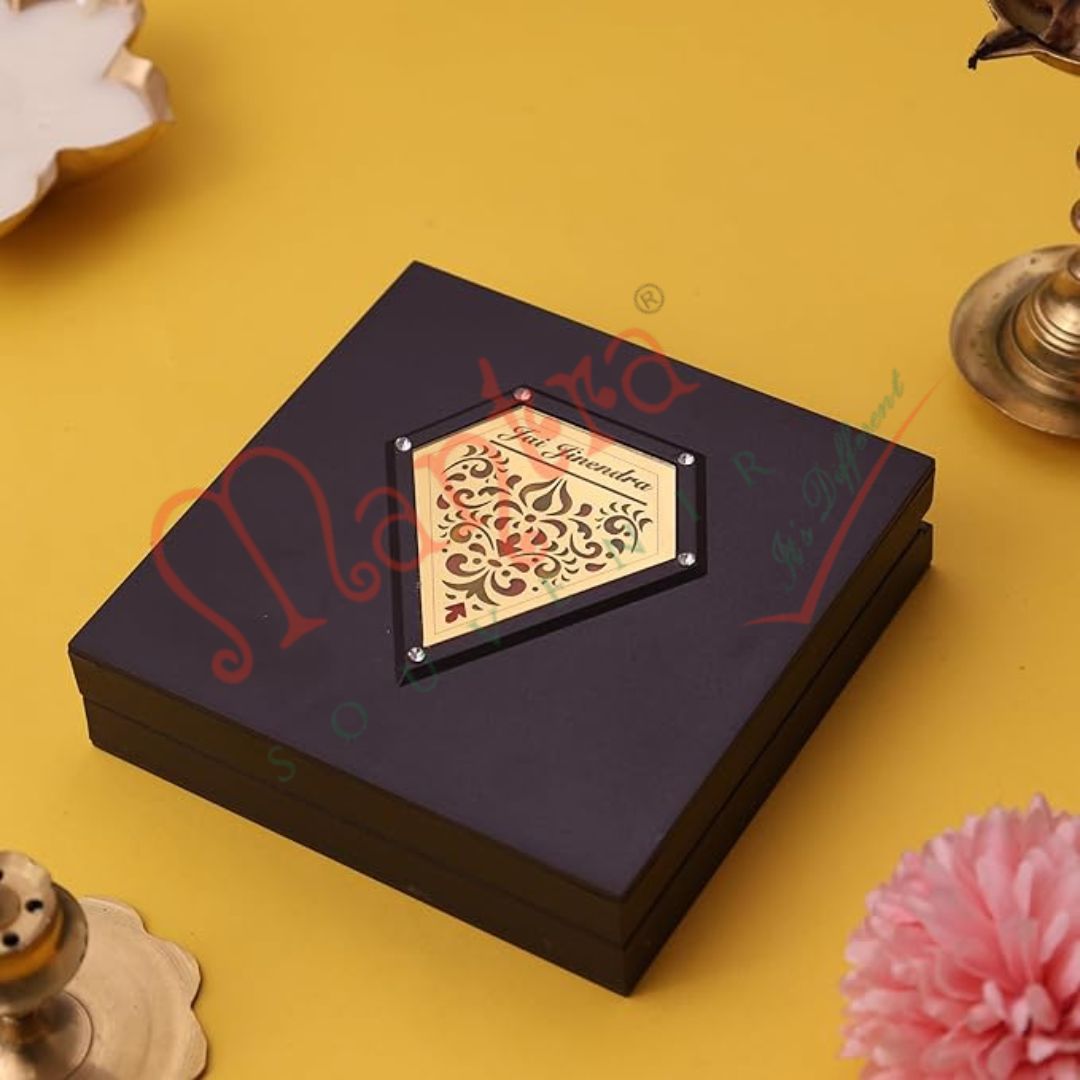 3D Adinath with Sthapna Box | Jain God Idol Gift | Adinath Bhagwan Idol | Showpiece | Spiritual Gift Box for Home Mandir | Pooja Room Decor | Housewarming Gift