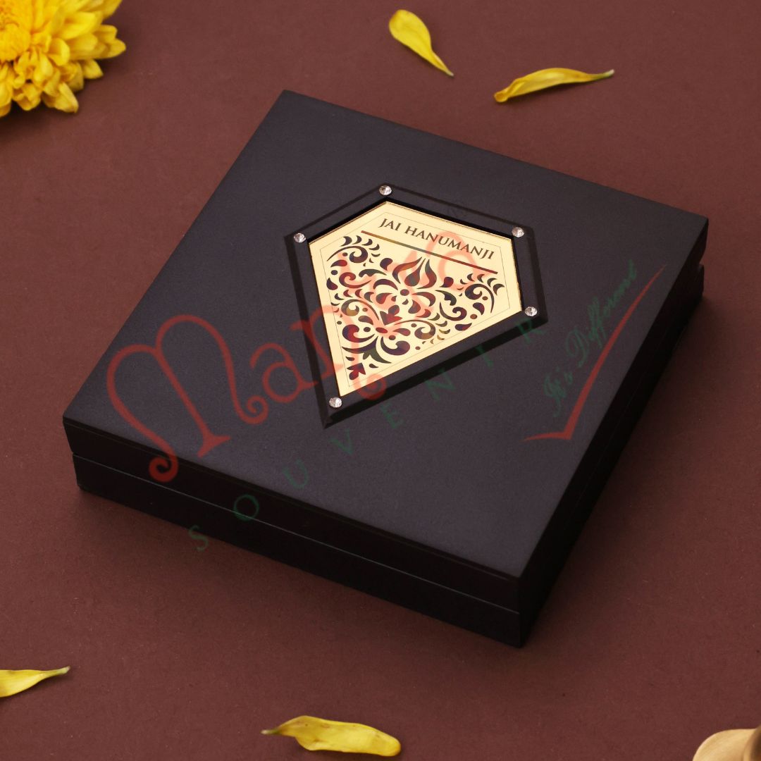 Yantram 3D Sarangpur Kashtbhanjan Hanumanji Charan Paduka – Spiritual Protection Box for Home & Office