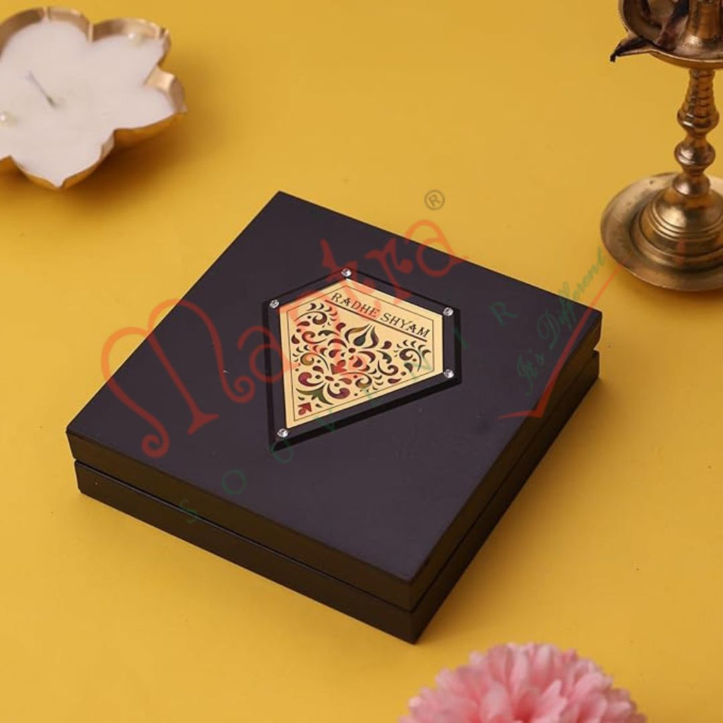 Yantam 3D Bal Gopal Charan Paduka Box – Little Krishna Gift Set for Joy, Protection & Prosperity