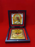 Yantram 3D Balu Mama Charan Paduka Frame Box Pocket Temple | Premium Devotional Frame with Sacred Paduka | Pooja Room Decor, Home Temple, Spiritual Gift for Home & Office