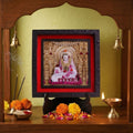 Classic 3D Gurudev Ji Photo Frame for Home Decor | ABS Polymer Decorative Spiritual Guru Frame with Stand | Religious Devotional Photo Frame for Pooja Room Mandir Decoration | Spiritual Gift Item