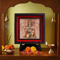 Classic 3D Hanuman Ji Deity Photo Frame for Home Decor | Lord Hanuman Religious Photo Frame | ABS Polymer Bajrangbali Spiritual Frame for Pooja Room Temple Decoration Living Room Office Gift